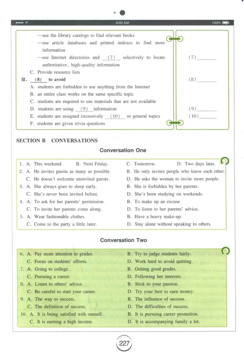 专四听力星火题_2025专四专八真题及备考资料_2009-2024专四真题+备考资料_2024专四备考资料合辑（电子书）_24专四听力_24星火专四听力1000题