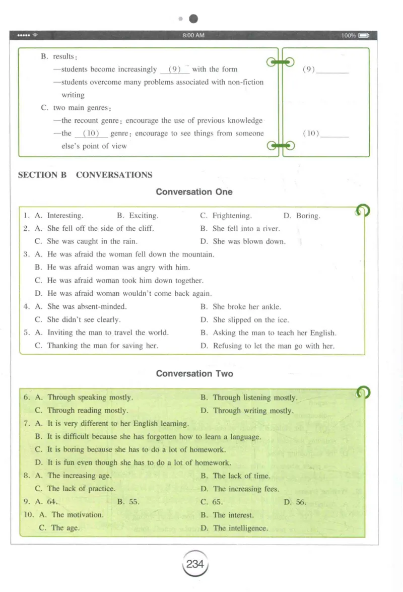 专四听力星火题_2025专四专八真题及备考资料_2009-2024专四真题+备考资料_2024专四备考资料合辑（电子书）_24专四听力_24星火专四听力1000题