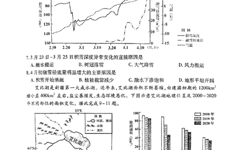 2024届山西省临汾市高三下学期考前适应性训练考试（二）文综试题_2024年4月_01按日期_3号_2024届山西省临汾市高三适应性训练考试（二）