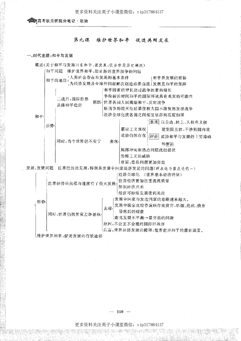 政治状元笔记高中-156页_赠送小初高学霸笔记等_赠_高考状元笔记