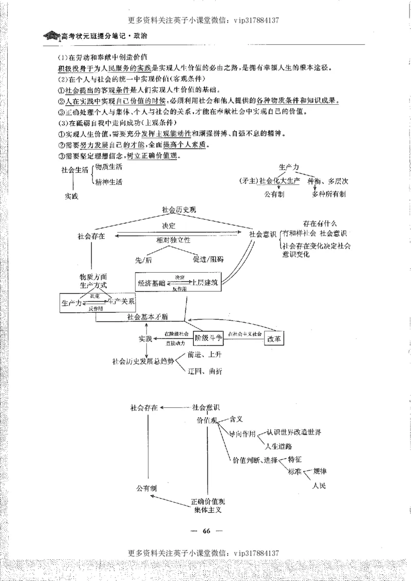 政治状元笔记高中-156页_赠送小初高学霸笔记等_赠_高考状元笔记