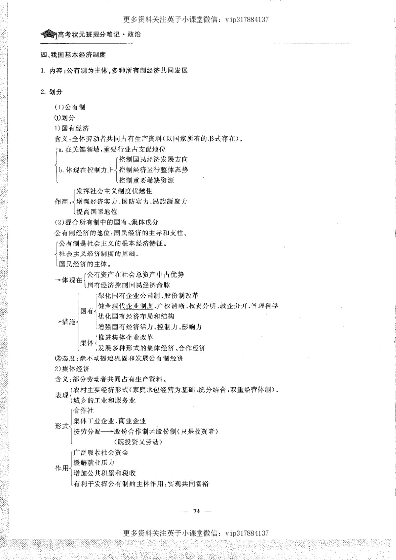 政治状元笔记高中-156页_赠送小初高学霸笔记等_赠_高考状元笔记