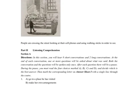 ❤2013年12月四级第二套真题_英语四六级整合_英语四六级真题版本二此版为主此文件夹会持续更新_四级真题_1.四级真题+答案解析+听力音频(1989-2025)_1989-2013年赠品，四级14年改版