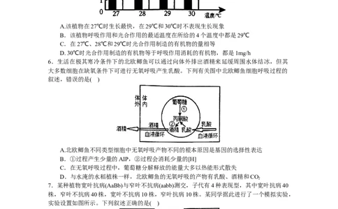 河南省南阳市第一中学2023-2024学年高三上学期第三次月考试题+生物+Word版含答案(1)_2023年10月_01每日更新_19号_2024届河南省南阳市第一中学高三上学期第三次月考