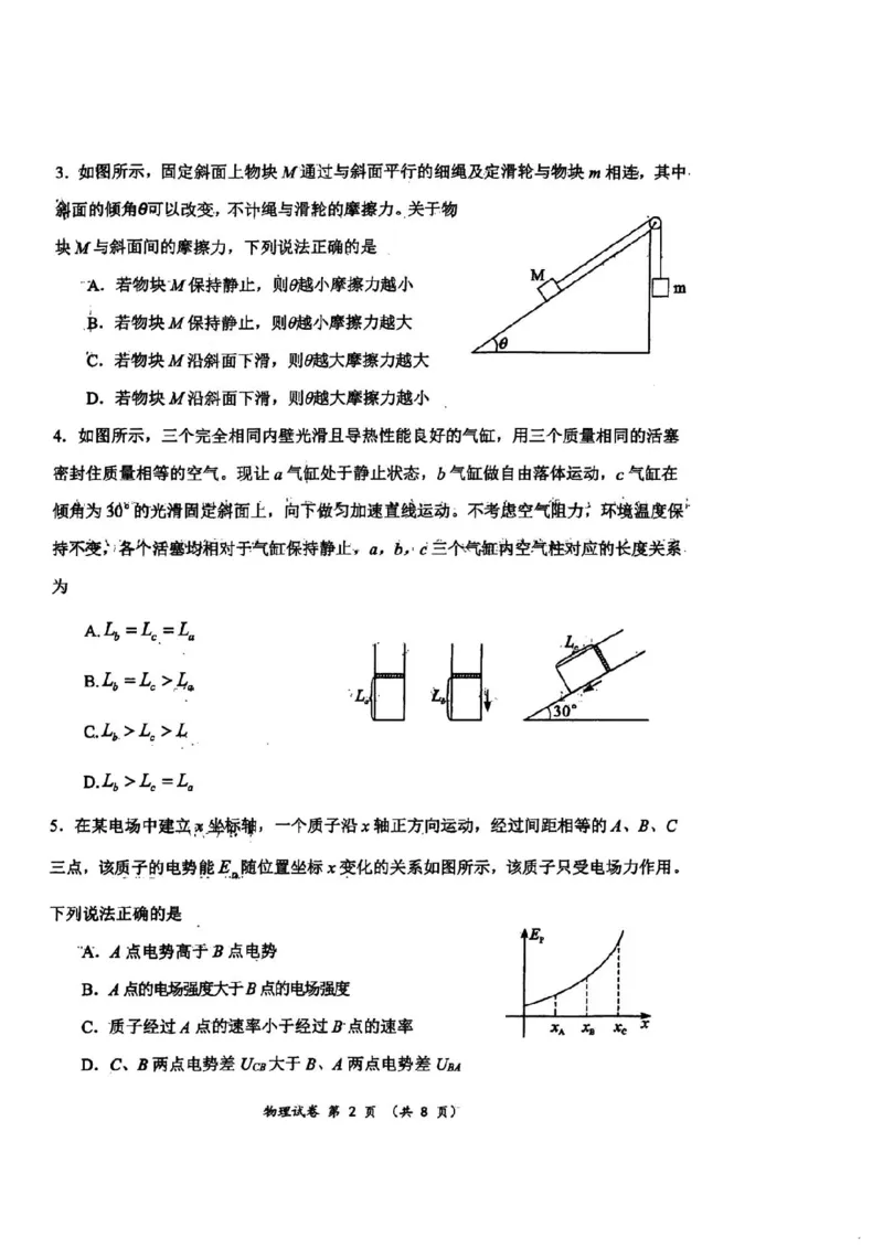 物理(1)_2023年10月_0210月合集_2024届湖北省腾云联盟上学期高三年级十月联考_湖北省腾云联盟2024届上学期高三年级十月联考物理