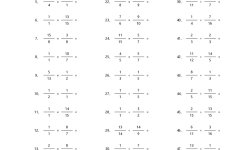 分数乘除混合第21~40篇（高级）_编码0121-6年级数学口算计算_口算题（适合6年级）(1)_分数-乘除混合（100篇）_（分数）乘除混合高级（100篇）
