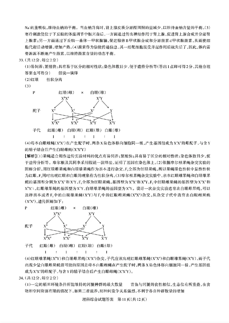 2024届山西省省校际名校高三下学期一模联考理综试题_2024年3月_013月合集_2024届山西省际名校联考（一）(启航卷)_2024届山西省际名校联考（一）(启航卷)理综