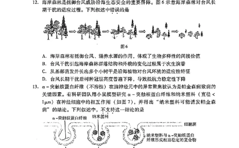 2024届广东省普通高中学业水平选择考模拟测试（一）生物学(1)_2024年3月_013月合集_2024届广东省高三下学期3月一模考试