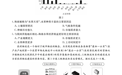 江西省2024届高三名校9月联合测评地理(1)_2023年9月_029月合集_2024届江西省高三名校9月联合测评