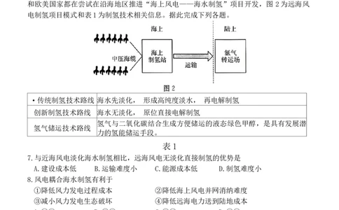 2024届安徽省高三质量联合模拟预测地理试题_2024年5月_01按日期_8号_2024安徽省京师测评高三质量联合检测_2024安徽省京师测评高三质量联合检测地理试题