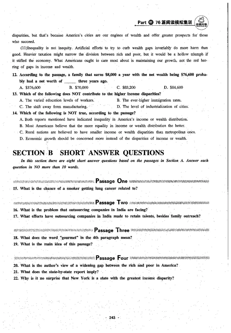 专八阅读180篇新版_2025专四专八真题及备考资料_2009-2024专八真题+备考资料_专八资料电子书_24专八阅读专题资料_2024专八阅读180篇新版（华研）