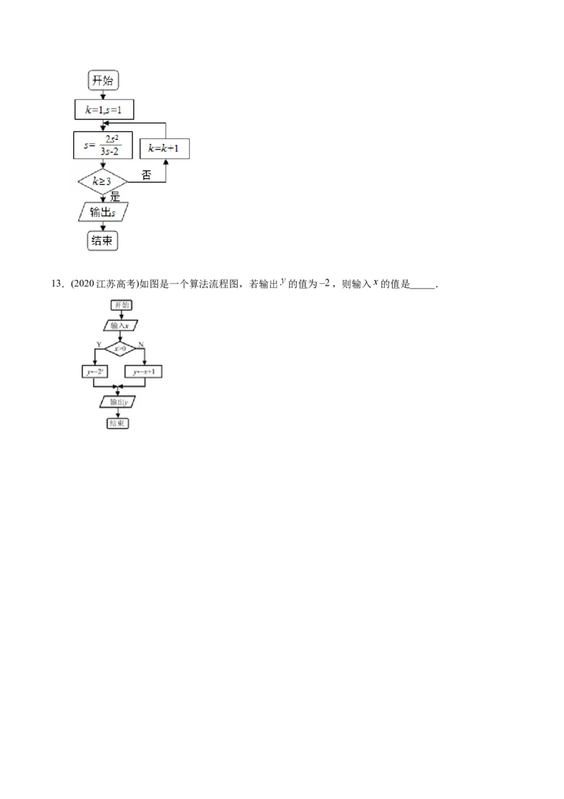 专题16算法初步（原卷版）_赠送：2008-2024全套高考真题_高考数学真题_送高考数学五年真题(2019-2023)分项汇编（全国通用）