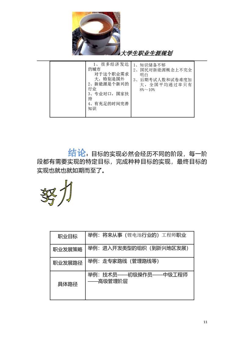 大学生职业规划书新能源_E6-职业规划_27汽车类专业