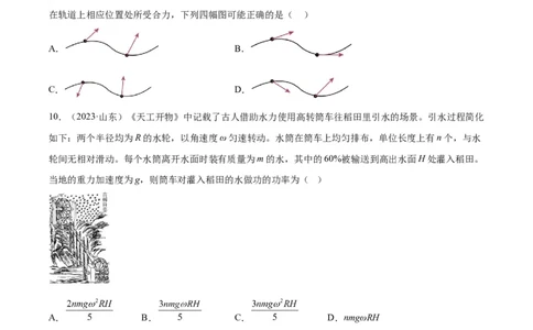 专题19功（学生卷）-十年（2014-2023）高考物理真题分项汇编（全国通用）_近10年高考真题汇编（必刷）_十年（2014-2024）高考物理真题分项汇编（全国通用）