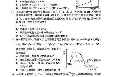 2024届广东省普通高中学业水平选择考模拟测试（一）化学(1)_2024年3月_013月合集_2024届广东省高三下学期3月一模考试