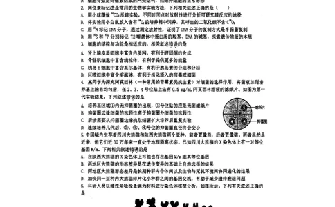 江苏省泰州中学2024届高三第一次质量检测生物(1)_2023年10月_01每日更新_11号_2024届江苏省泰州中学高三第一次质量检测