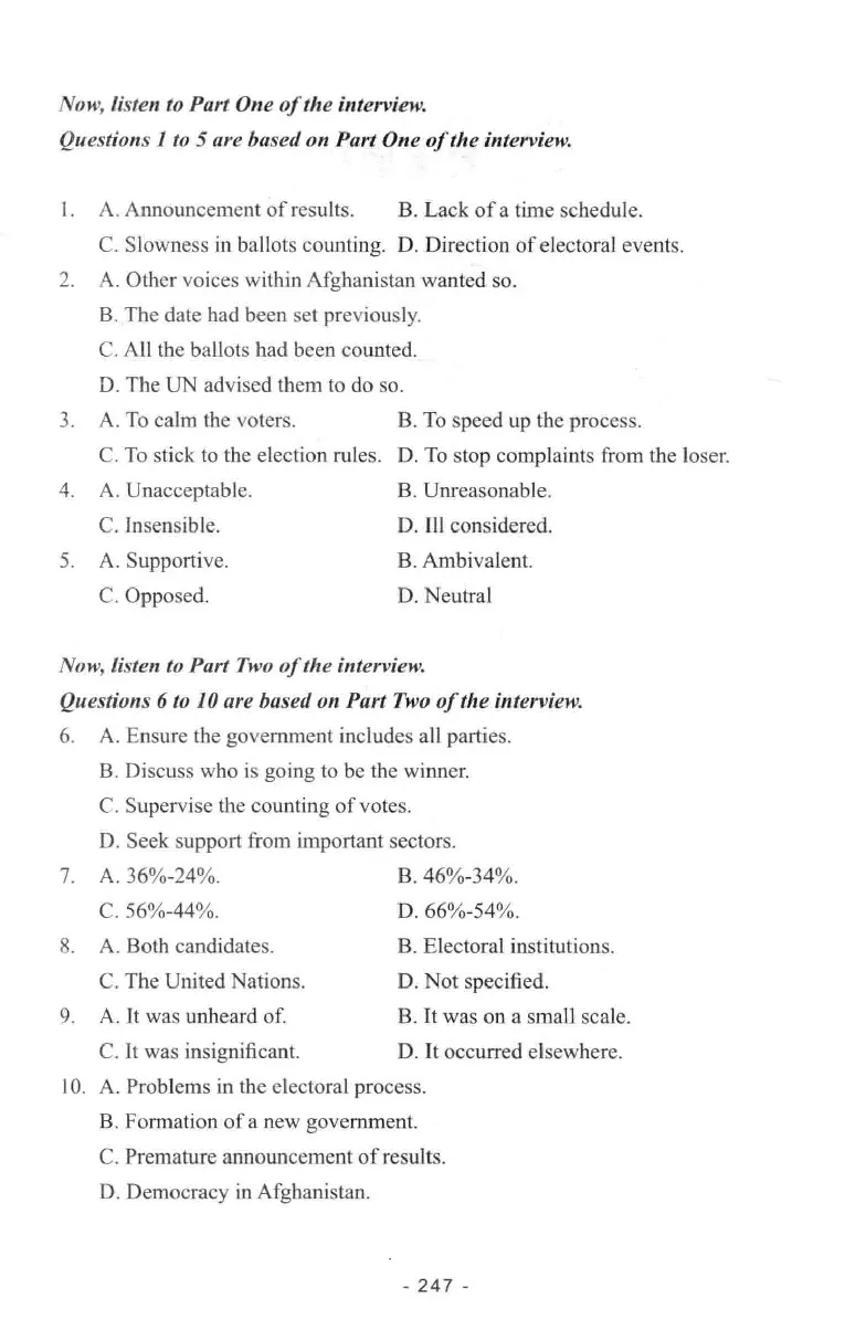 冲击波听力_2025专四专八真题及备考资料_2009-2024专八真题+备考资料_专八资料电子书_24专八听力专题_冲击波英语专八听力