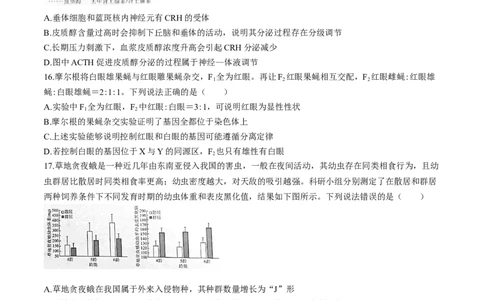 2025届河北省&ldquo;五个一&rdquo;名校联盟高三第一次联考生物试卷_6月_2406212025届河北省&ldquo;五个一&rdquo;名校联盟高三第一次联考