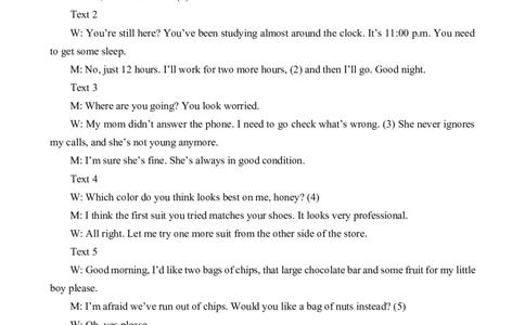 2024届江苏省新高考基地学校第五次大联考听力原文_2024年4月_01按日期_20号_2024届江苏新高考基地学校高三第五次大联考_2024届江苏省新高考基地学校第五次大联考英语试卷（有听力）