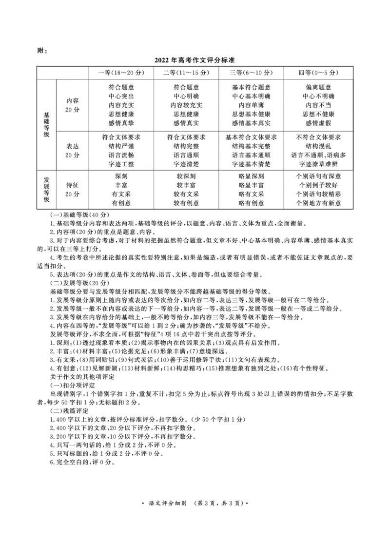 语文9月联考卷评分细则_2023年7月_01每日更新_27号_2023届河南青桐鸣名校联盟高三上学期9月联考_河南省部分学校2022-2023学年高三上学期9月联考语文