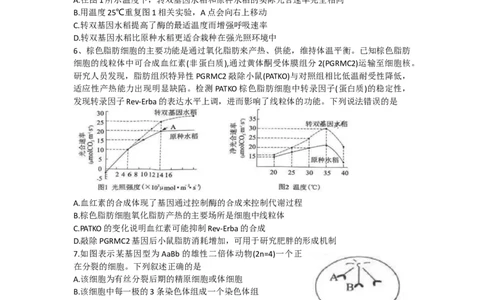 生物试题_2023年8月_01每日更新_18号_2024届湖北省腾云联盟高三上学期8月联考_湖北省腾云联盟2023-2024学年高三上学期8月联考生物试题Word版含答案