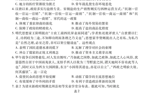 湖北省宜荆荆恩四地2023-2024学年高三上学期9月起点考试历史试题_2023年9月_01每日更新_8号_2024届湖北省宜荆荆恩高三9月起点考试