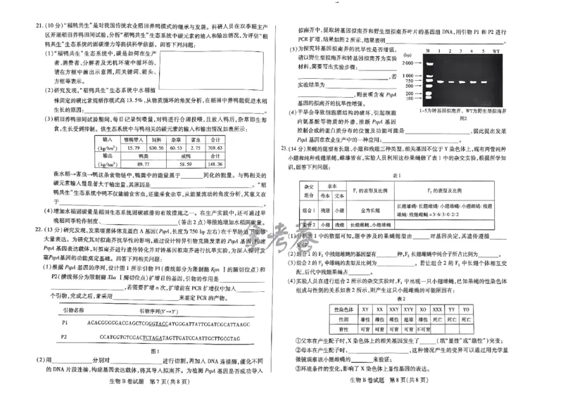 河北生物_2024高考押题卷_12024天星全系列_@@@天星临考押题密卷汇总重复_2024年tx高考临考押题密卷河北专版