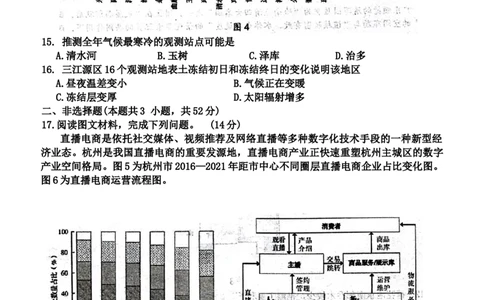 2024届广东省江门市高考一模地理试题_2024年3月_013月合集_2024届广东省江门市高考模拟考试（一）_广东省江门市2024年高考模拟考试（一）地理