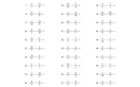 分数加法第71~90篇（高级）_编码0121-6年级数学口算计算_口算题（适合5年级）_分数-加法（200篇）_（分数）加法高级（100篇）