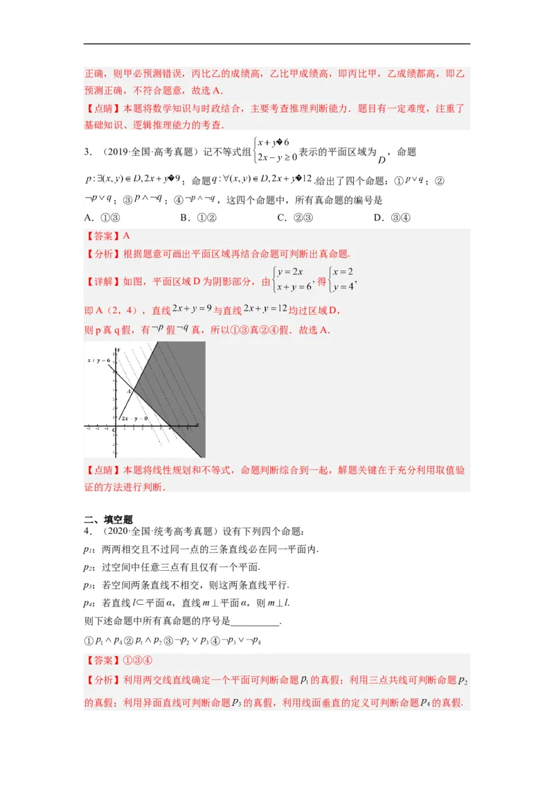 专题01集合与常用逻辑用语（解析版）_赠送：2008-2024全套高考真题_高考数学真题_送高考数学五年真题(2019-2023)分项汇编（全国通用）