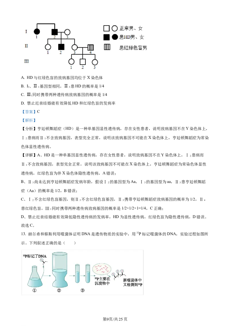 辽宁省重点高中沈阳市郊联体2023-2024学年高三上学期10月月考生物答案(1)_2023年10月_01每日更新_26号_2024届辽宁省重点高中沈阳市郊联体高三上学期10月月考