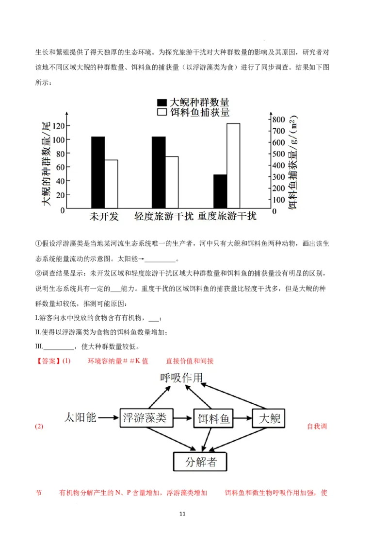 生物（天津卷）（全解全析）_2023高考押题卷_学易金卷-2023学科网押题卷（各科各版本）_2023学科网押题卷-学易金卷-生物_生物（天津卷）-学易金卷：2023年高考考前押题密卷