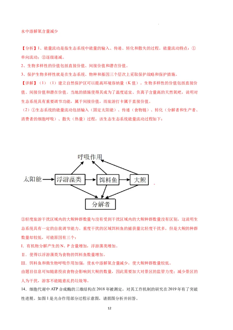 生物（天津卷）（全解全析）_2023高考押题卷_学易金卷-2023学科网押题卷（各科各版本）_2023学科网押题卷-学易金卷-生物_生物（天津卷）-学易金卷：2023年高考考前押题密卷