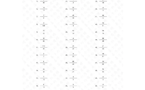 分数乘除混合第41~60篇（高级）答案_编码0121-6年级数学口算计算_口算题（适合6年级）(1)_分数-乘除混合（100篇）_（分数）乘除混合高级（100篇）