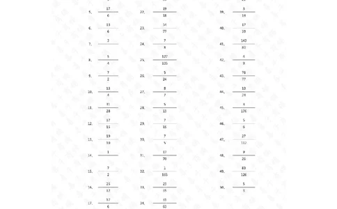 分数加减混合第11~30篇（初级）答案_编码0121-6年级数学口算计算_口算题（适合5年级）_分数-加减混合（280篇）_（分数）加减混合初级（100篇）