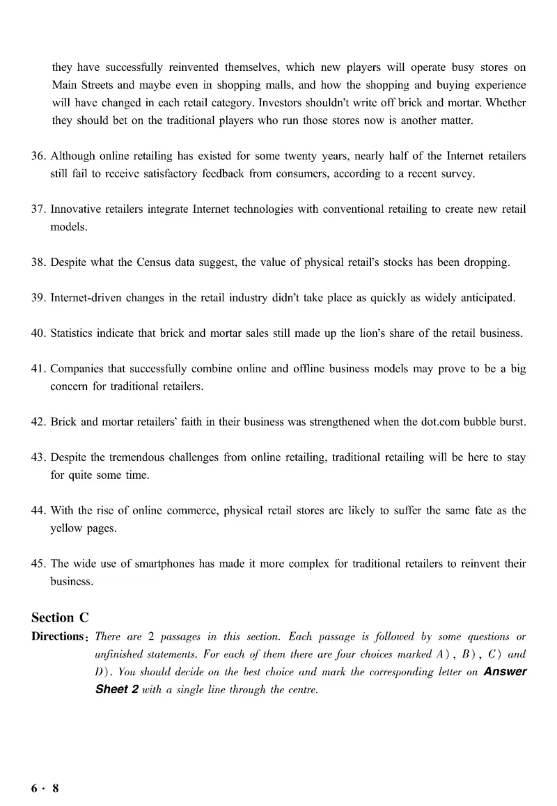六级真题合并版2017-2020年_英语四六级整合_英语四六级真题版本二此版为主此文件夹会持续更新_六级真题_1.六级真题+答案解析+听力音频