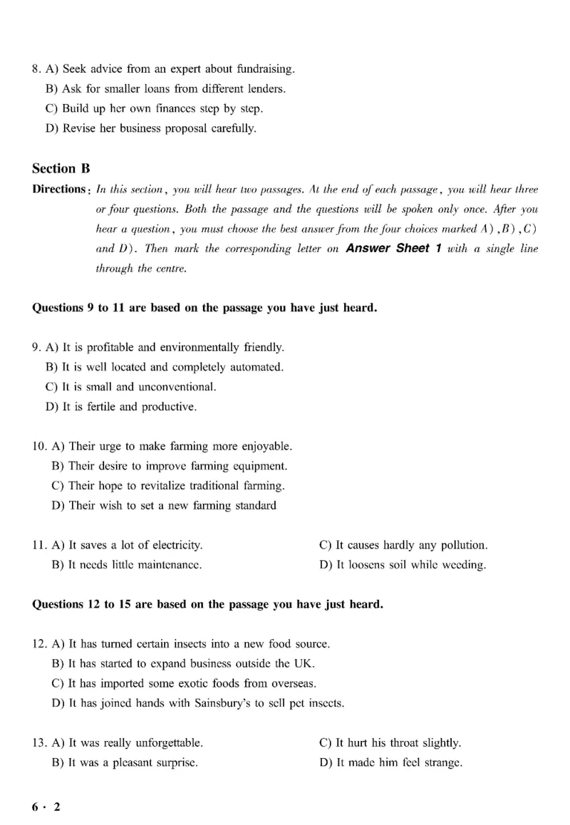 六级真题合并版2017-2020年_英语四六级整合_英语四六级真题版本二此版为主此文件夹会持续更新_六级真题_1.六级真题+答案解析+听力音频
