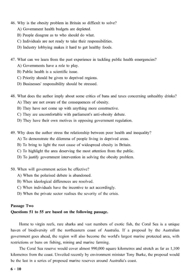 六级真题合并版2017-2020年_英语四六级整合_英语四六级真题版本二此版为主此文件夹会持续更新_六级真题_1.六级真题+答案解析+听力音频