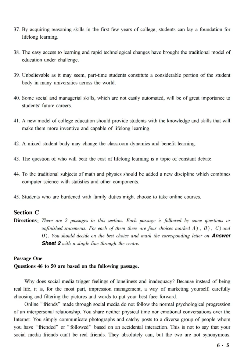 六级真题合并版2017-2020年_英语四六级整合_英语四六级真题版本二此版为主此文件夹会持续更新_六级真题_1.六级真题+答案解析+听力音频