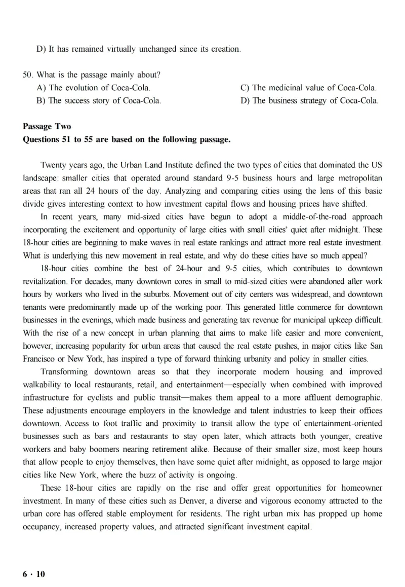 六级真题合并版2017-2020年_英语四六级整合_英语四六级真题版本二此版为主此文件夹会持续更新_六级真题_1.六级真题+答案解析+听力音频