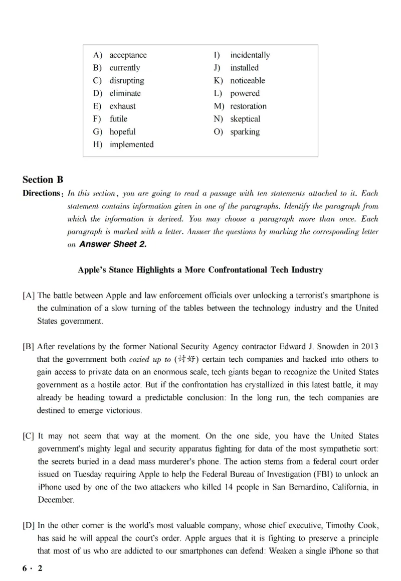 六级真题合并版2017-2020年_英语四六级整合_英语四六级真题版本二此版为主此文件夹会持续更新_六级真题_1.六级真题+答案解析+听力音频