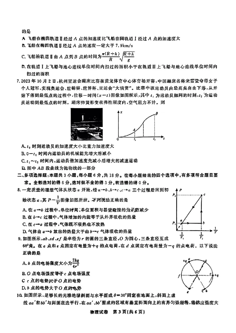 2024届江西省九江市十校高三下学期第二次联考物理_2024年2月_01每日更新_24号_2024届江西省九江市十校高三下学期第二次联考（皖江名校联盟）