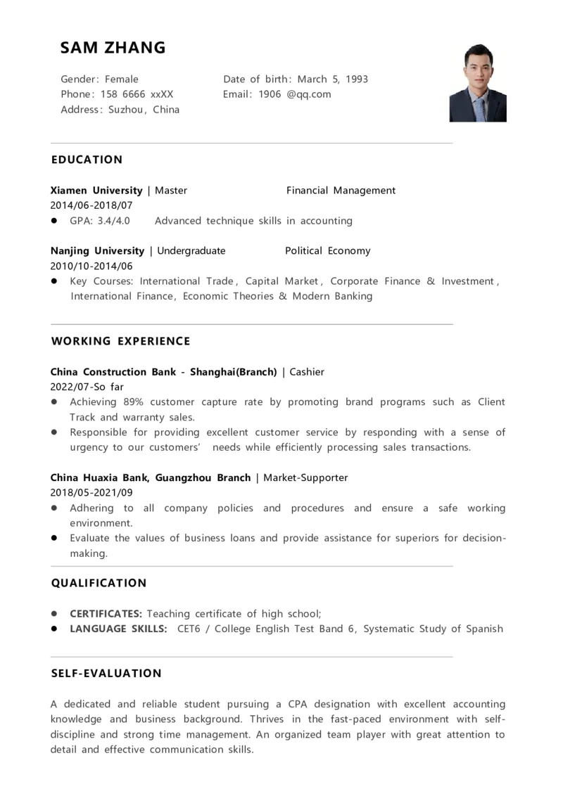 1极简气质英文CV简历(15)_各类简历_简历模板(1)_英文简历模版86套2025版_