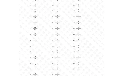 分数乘法第21-50篇答案_编码0121-6年级数学口算计算_口算题（适合6年级）(1)_分数-乘法（200篇）_（分数）乘法高级（100篇）