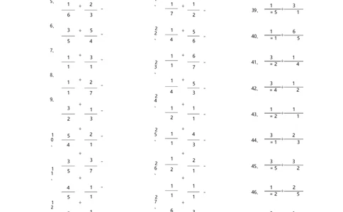 分数除法第41~60篇（初级）_编码0121-6年级数学口算计算_口算题（适合6年级）(1)_分数-除法（200篇）_（分数）除法初级（100篇）