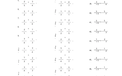 分数乘法第91~100篇（初级）_编码0121-6年级数学口算计算_口算题（适合6年级）(1)_分数-乘法（200篇）_（分数）乘法初级（100篇）