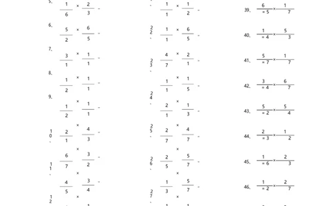 分数乘法第91~100篇（初级）_编码0121-6年级数学口算计算_口算题（适合6年级）(1)_分数-乘法（200篇）_（分数）乘法初级（100篇）