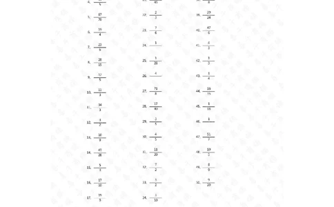 分数加减混合第1-10篇答案_编码0121-6年级数学口算计算_口算题（适合5年级）_分数-加减混合（280篇）_（分数）加减混合初级（100篇）
