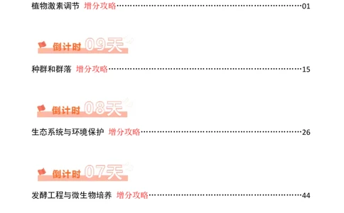 生物（三）-2024年高考考前20天终极冲刺攻略_2024高考押题卷_62024学科网全系列_20学科网高考考前终极攻略_生物-2024年高考考前20天终极冲刺攻略