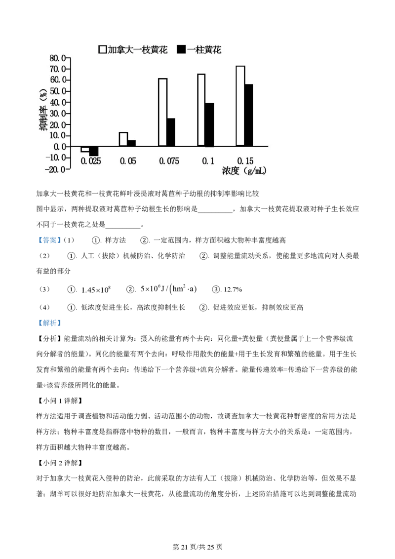 陕西金科联考高三上（开学考）-生物试题+答案(1)_2023年9月_029月合集_2024届山西省金科大联考高三上学期开学检测